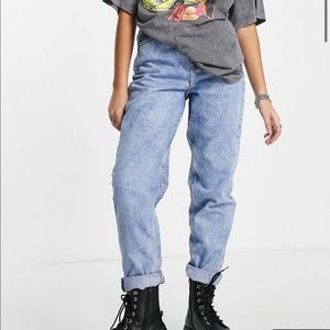 ASOS Brand New Petite High Rise Mom Jeans